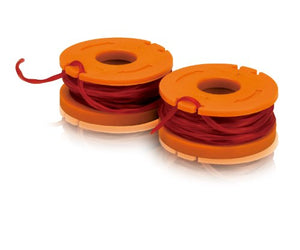 WORX WA0004 2-Pack Replacement Trimmer Line for Select Electric String, Red