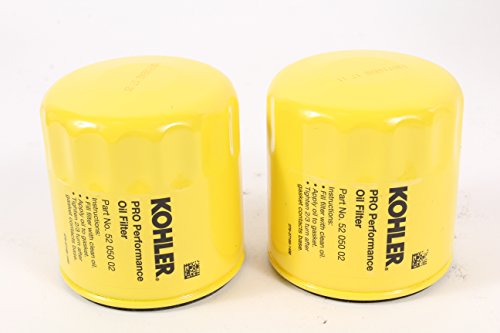 Kohler (2 Pack) 52 050 02-S1 Engine Oil Filter Extra Capacity For M18 - M20, CV11 - CV16, CH11 - CH16, LV560 - LV675, CV460 - CV490