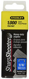 Stanley Tra709T 9/16 Inch Heavy Duty Narrow Crown Staples, Pack of 1000(Pack of 1000)