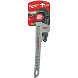 Milwaukee 48 22 7214 48227214 Aluminium Pipe Wrench-14 Inch, Red/Black/Silver