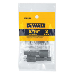 DEWALT DW2219B2 5/16-Inch by 1 7/8-Inch Nut Driver (2-Pack)