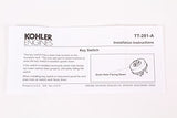 Kohler 25-099-37-S Switch Key Genuine Original Equipment Manufacturer (OEM) Part