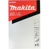 Makita B-40559 32-7/8" 18TPI Compact Portable Band Saw Blade, 5/pk