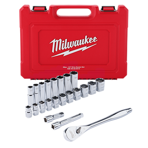 Milwaukee 22 pc. 1/2 in. Socket Wrench Set (SAE) #48-22-9410