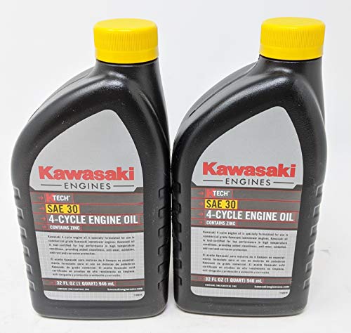 Kawasaki Pack of 2 99969-6281 SAE30 4-Cycle Engine Oil Quart