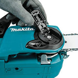 Makita XCU04PT1 (36V) LXT Lithium-Ion Brushless Cordless (5.0Ah) 18V X2 16" Chain Saw Kit with 4 Batteries, Teal