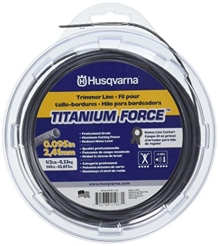 Husqvarna Titanium Force String Trimmer Lines, 0.095