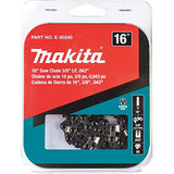 Makita E-00240 16" Saw Chain, 3/8? LP.043?, Silver