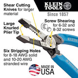 Klein Tools K12035 Klein-Kurve Wire Cutters, Heavy Duty Wire Stripping Tool