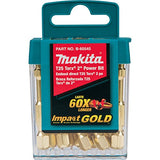 Makita B-60545 Impact Gold T25 Torx 2? Power Bit, 15/Pk