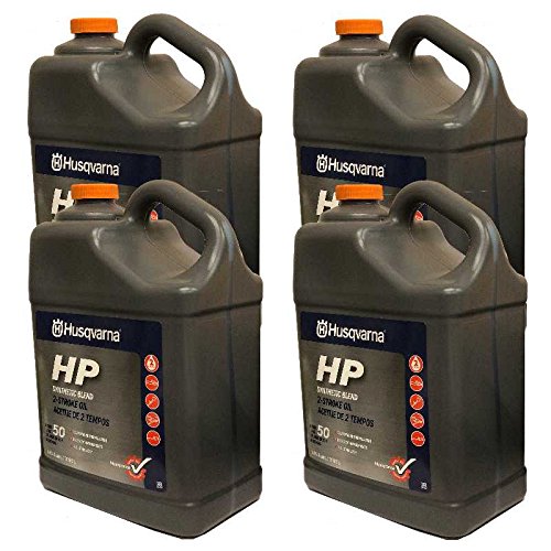 Husqvarna Case of 4 OEM HP 2 Stroke Engine Oil 1 Gallon Bottle 593152605