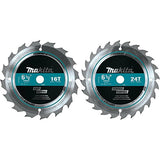 Makita T-01426 2 Piece Carbide-Tipped Saw Blade Set, 6-1/2"