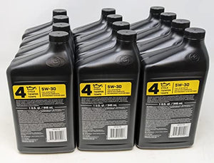 Champion 100162119 (Case of 12) Full Synthetic Motor Oil 5W-30 Quart Bottle