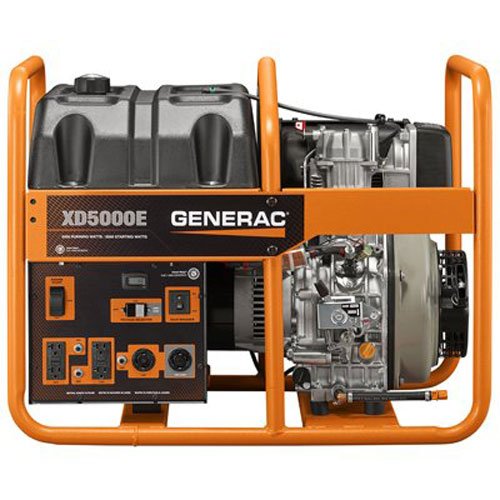 Generac 6864, 5000 Running Watts/5500 Starting Watts, Diesel Powered Portable Generator