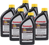 Pack of 6 Kawasaki 99969-6281 Genuine OEM K-Tech SAE 30 4-Cycle Engine Oil
