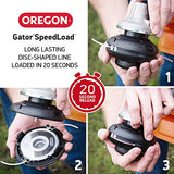 Oregon Gator SpeedLoad Universal 4-1/2? Trimmer Head & Line for Gas String Trimmers & Multi Tools Up To 25cc. Fits Ryobi, Homelite, TroyBilt, Stihl and more