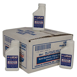 Lucas Oil 10058 2Cycle Oil / Semi Synthetic Case 24/2.6 Oz