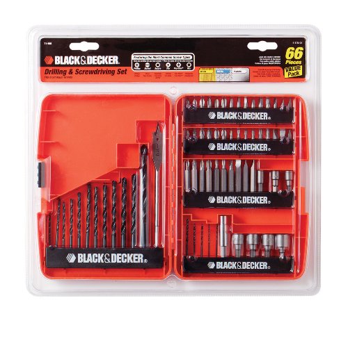Black & Decker BDA91109 109 Piece Drill And Screw Driving Bit Set: Drill &  Drive Sets (885911289290-1)