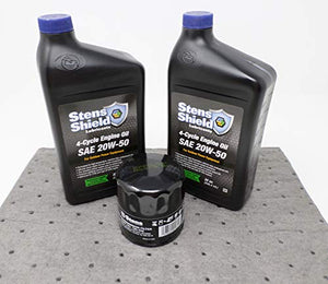 Stens 20W-50 Oil Change Kit 2-Quarts Oil and Filter (Replaces Kohler 52 050 02-s)
