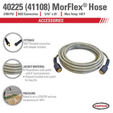 SIMPSON Cleaning MorFlex 40225-5/16" x 25' 3700 PSI Cold Water Replacement/ Extension Hose