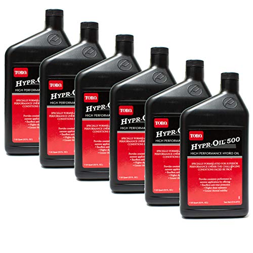 Toro 6PK Hypr-Oil 500 114-4713 Hydro Oil 1 Quart Zero Turn Lawn Mowers