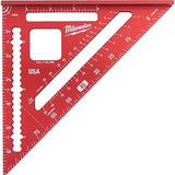 Milwaukee 7 In. Magnetic Rafter Square Easy to Read MLSQM070