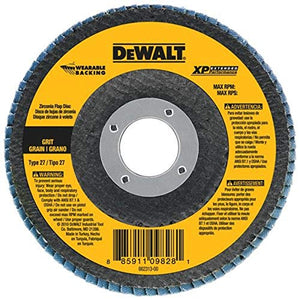 DEWALT DW8219 7-Inch by 7/8-Inch Z60 T27 WB Flap Disc
