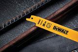 DEWALT Reciprocating Saw Blades, Bi-Metal, 6-Inch, 18 TPI, 5-Pack (DW4811)