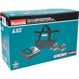 Makita BL1840BDC2 18V LXT Lithium-Ion Battery and Rapid Optimum Charger Starter Pack (4.0Ah)
