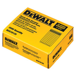 DEWALT Finish Nails, 1-1/4-Inch, 16GA, 2500-Pack (DCS16125) (packaging may vary)