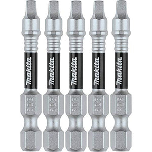 Makita E-00957 Impact XPS #3 Square 2" Power Bit, 5/pk