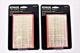 Kohler 14 083 01-S1 Pack of 2 Air Filters