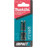 Makita A-96643 Impactx 1 Phillips 2? Power Bit, 2 Pack