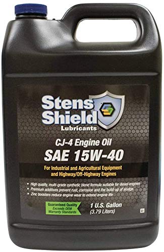 Stens Shield CJ-4 SAE 15W-40 Synthetic Blend Diesel Engine Oil Gallon 770-722