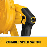 DEWALT 20V MAX Blower for Jobsite, Compact, Tool Only #DCE100B