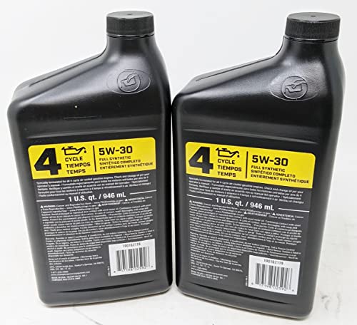 Champion Full Synthetic Motor Oil 5W-30 Quart Bottle 2-Pack 100162119