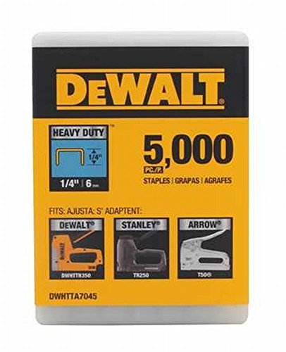 Stanley Tools DWHTTA7045 1/4in. Heavy Duty Staple 5,000/Box
