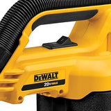 DEWALT 20V MAX Cordless Vacuum, Wet/Dry, Portable, 1/2-Gallon, Tool Only (DCV517B)