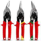 Milwaukee 3-Pc Aviation Snips (Left, Right, Straight) Set