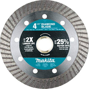 Makita E-02565 4-1/2" Diamond Blade, Turbo, Soft Material