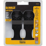 DEWALT DWA4250-2 Carbide Oscillating Blade (2 Pack), 1-3/8"