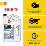 Shell Rotella T4 Triple Protection Conventional 15W-40 Diesel Engine Oil (1-Gallon, Case of 3)