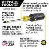 Klein Tools 85076 7 Piece Cushion-Grip Screwdriver Set