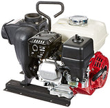 Banjo 200PIH-5 Cast Iron Centrifugal Pump, Gas Engine, 100' Maximum Head, 5.5 hp, 3600 RPM, 40 psi Pressure, 2" NPT, Black/Red/White