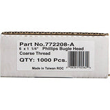 Makita 772208-A No. 6 by 1-1/4-Inch Coarse Thread Drywall Screw (1,000 per Box)