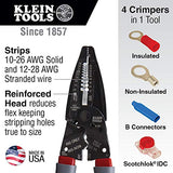 Klein Tools 1019 Klein Kurve Wire Stripper / Crimper / Cutter for B and IDC Connectors, Terminals, More