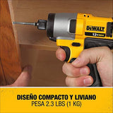 DEWALT 12V MAX Impact Driver, 1/4-Inch DCF815S2R (Factory Reconditioned)