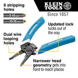 Klein-Kurve Wire Stripper and Cutter, for 8-18 AWG Solid and 10-20 AWG Stranded Wire Klein Tools K11095