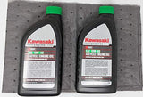 Kawasaki Pack of 2 99969-6296 Genuine OEM K-Tech SAE 10W-40 4-Cycle Engine Oil and Pad