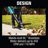 Makita XBU03Z Lithium-Ion Brushless Cordless 18V LXT Blower, Tool Only